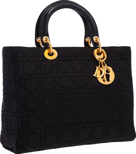 dior black tote|christian dior tote bag.